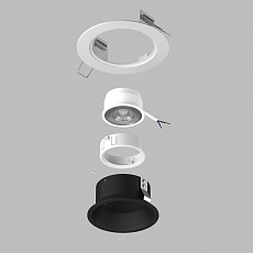 Комплект со светильником Lightstar Domino Round (214616+214607+214006) D61607WMOD 3