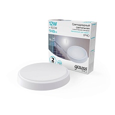 Настенно-потолочный светодиодный светильник Gauss Hall 193411212-OAS 2