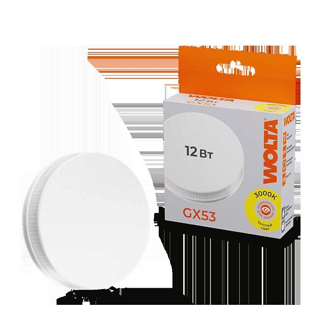 Светодиодная лампа WOLTA 25Y75R12GX53 Фото № 1