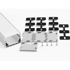 Профиль накладной LEDS POWER СПН5035 алюм. анод-й с матовым рассеивателем 2м 008516 2