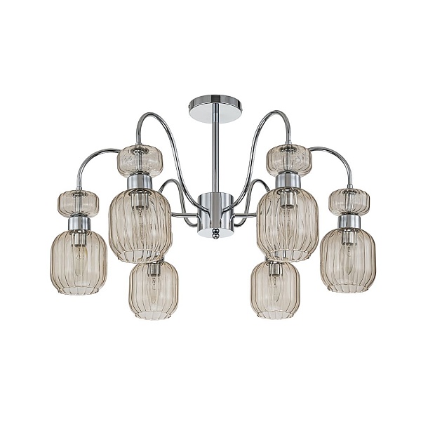 Потолочная люстра Escada Gloss 1141/6PL Chrome/Beige изображение 1 Потолочная люстра Escada Gloss 1141/6PL Chrome/Beige Фото № 1