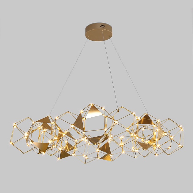 Подвесной светодиодный светильник Eurosvet Uma 90369/15 медь Фото № 1