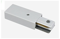 Ввод питания Skylite для накладного шинопровода 220В, белый HSBL_0028