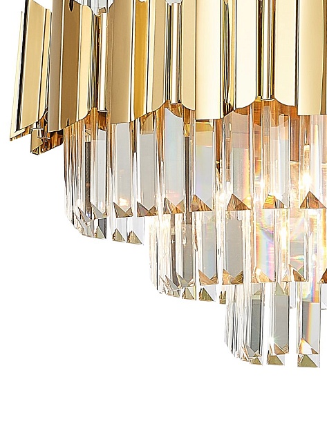 Подвесная люстра Natali Kovaltseva Ruby 81442/10C Gold Фото № 2