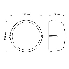 Настенно-потолочный светильник Gauss 926602106 1