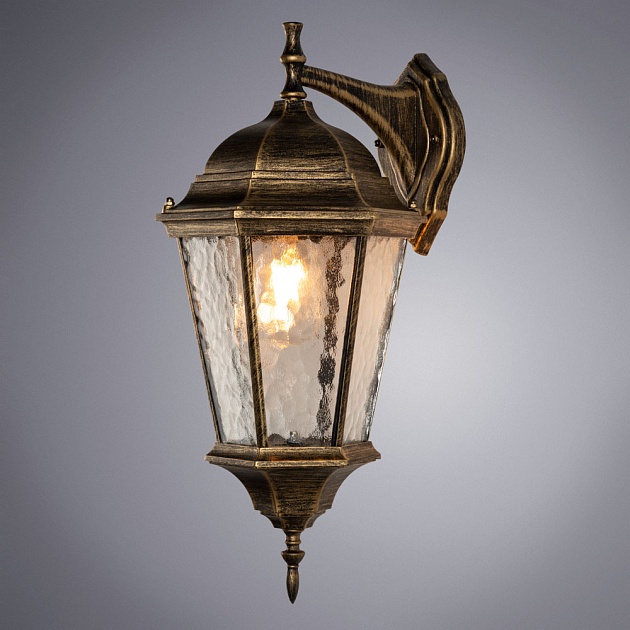 Уличный настенный светильник Arte Lamp Genova A1204AL-1BN Фото № 4
