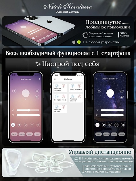 Подвесной светодиодный светильник Natali Kovaltseva Led Lamps 81298 изображение 2 Подвесной светодиодный светильник Natali Kovaltseva Led Lamps 81298 Фото № 2
