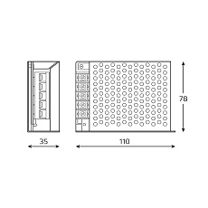 Блок питания Gauss 60W 12V IP20 BT503 4