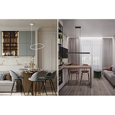 Подвесной светодиодный светильник Italline IT013-6025 white 3000K 1