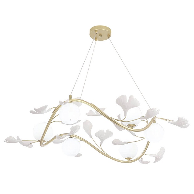Подвесная люстра Crystal Lux Colibri SP6 Gold изображение 4 Подвесная люстра Crystal Lux Colibri SP6 Gold Фото № 4