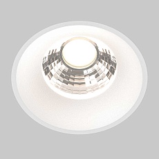 Встраиваемый светодиодный светильник Maytoni Round DL058-12W4K-TRS-W 1