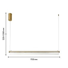 Подвесной светодиодный светильник Favourite Pulser 4489-1P 1