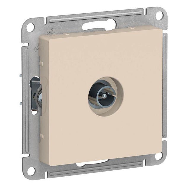 ТВ-розетка Systeme Electric AtlasDesign бежевая ATN000293 изображение 1 ТВ-розетка Systeme Electric AtlasDesign бежевая ATN000293 Фото № 1
