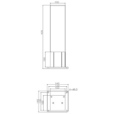 Ландшафтный светильник Deko-Light Socket Tower Puka Mana 733066 2