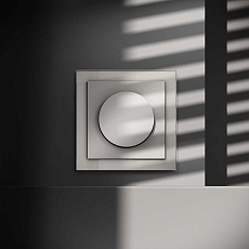 Светорегулятор встраиваемый Voltum S70 поворотно-нажимной 600 Вт, (кашемир) VLS070303 3