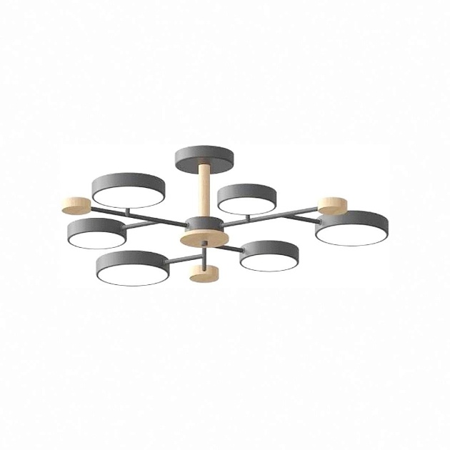 Потолочный cветильник LED4U L3214-750 GR изображение 1 Потолочный cветильник LED4U L3214-750 GR Фото № 1