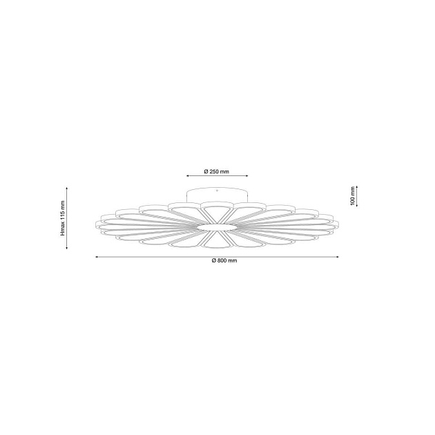 Потолочная люстра Lucia Tucci Miracoli 203.20 LED Фото № 2