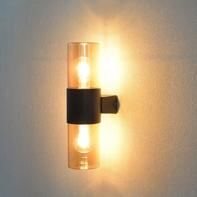 Уличный настенный светильник Arte Lamp Seginus A6515AL-2BK изображение 3 Уличный настенный светильник Arte Lamp Seginus A6515AL-2BK Фото № 3