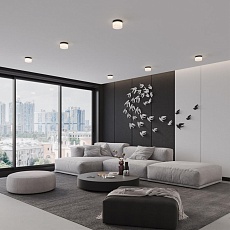 Потолочный светодиодный светильник Novotech Over Aura 359445 2