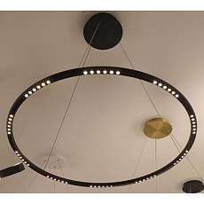 Подвесной светодиодный светильник Italline IT013-6022 black 3000K 1