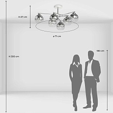 Люстра потолочная De City Вита 220013106 1
