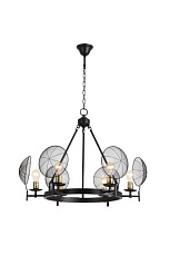 Люстра подвесная Alfa Light F3524-03 Black E27*6(bulb exclude)