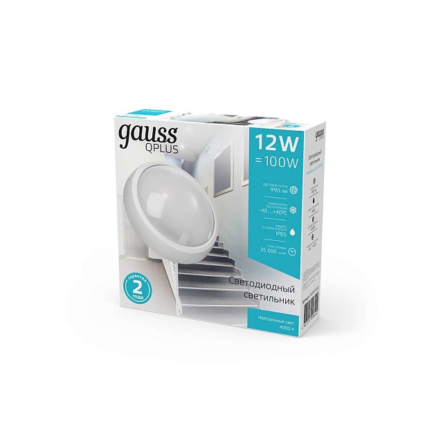 Уличный светодиодный светильник Gauss 141411212 Фото № 1