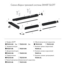 Заглушка Denkirs Smart Slott TR2017-WH 1