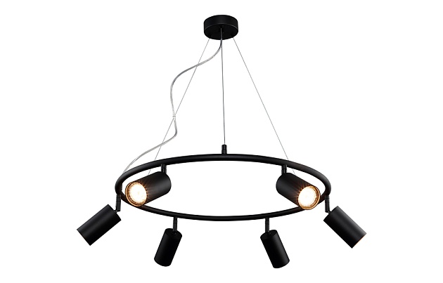Светильник подвесной Crystal Lux RIVO SP6 BL изображение 2 Светильник подвесной Crystal Lux RIVO SP6 BL Фото № 2
