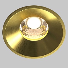 Встраиваемый светодиодный светильник Maytoni Round DL058-12W3K-BS 3