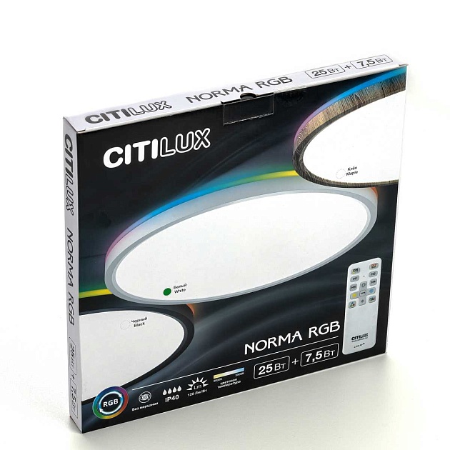 Потолочный светодиодный светильник Citilux Norma CL749320 изображение 2 Потолочный светодиодный светильник Citilux Norma CL749320 Фото № 2
