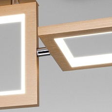 Потолочный светодиодный светильник Eurosvet Maya 90223/3 матовое золото 2