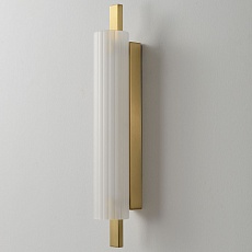 Настенный светодиодный светильник Crystal Lux Tunnel AP10 Led Brass 2