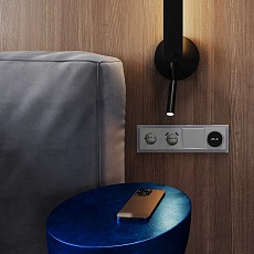 Рамка стеклянная Voltum S70 на 4 поста, (сталь, стекло) VLS110405 1