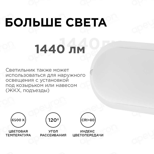 Накладной светодиодный светильник Apeyron 28-12 Фото № 5
