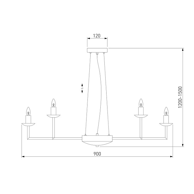 Подвесная люстра Eurosvet Cariso 60150/18 латунь Фото № 2