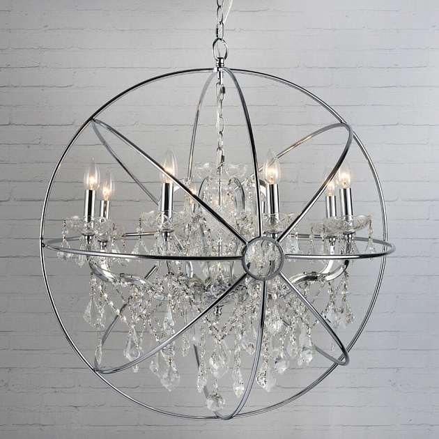 Подвесная люстра Loft IT Foucaults Orb Crystal 1896/8 изображение 5 Подвесная люстра Loft IT Foucaults Orb Crystal 1896/8 Фото № 5