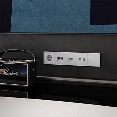 Розетка телевизионнная встраиваемая Voltum S70 оконечная TV+SAT, (белый матовый) VLS060402 4