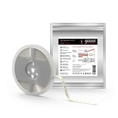 Светодиодная лента Gauss 4,8W/m 60LED/m 2835SMD красный 5M 355000705 4
