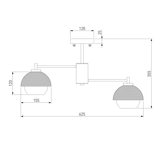 Потолочная люстра Eurosvet 70106/6 черный изображение 2 Потолочная люстра Eurosvet 70106/6 черный Фото № 2