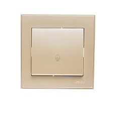 Кнопка звонка Lezard Rain белый жемчуг 703-3030-103