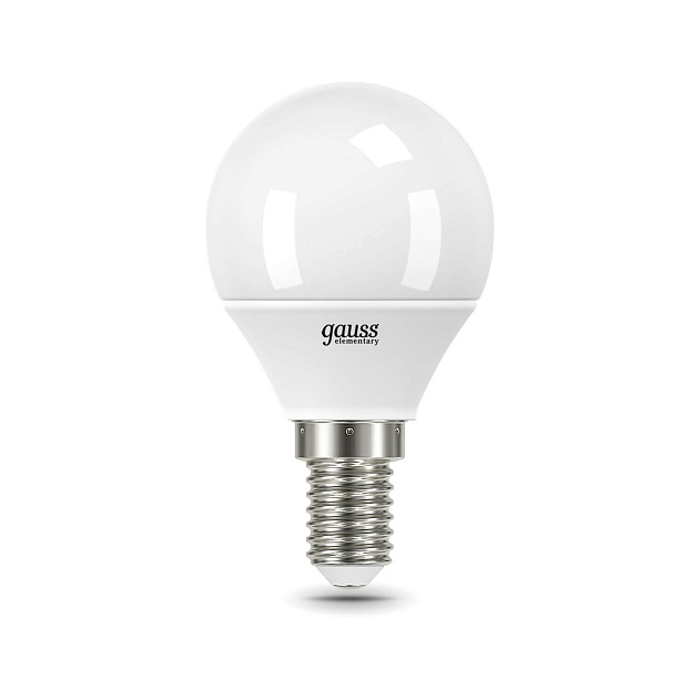 Лампа светодиодная Gauss E14 12W 4100K матовая 53122 Фото № 2