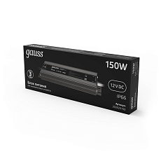 Блок питания Gauss 12V 150W IP66 15A 202023150 4