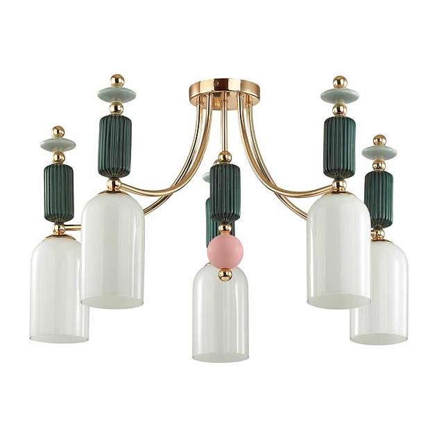 Потолочная люстра Odeon Light Classic Candy 4861/5C изображение 1 Потолочная люстра Odeon Light Classic Candy 4861/5C Фото № 1
