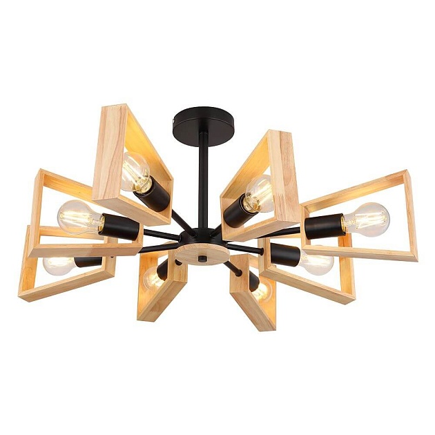 Потолочная люстра Arte Lamp Brussels A8030PL-8BK изображение 1 Потолочная люстра Arte Lamp Brussels A8030PL-8BK Фото № 1
