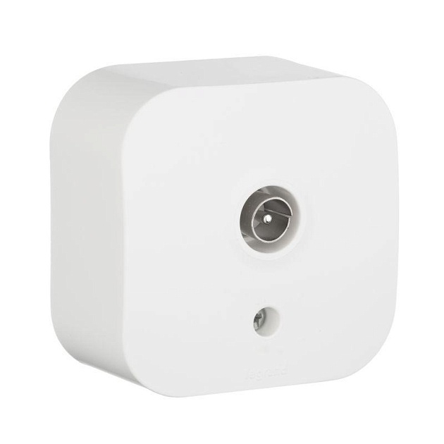 ТВ-розетка Звезда Legrand Quteo белая 782215 изображение 1 ТВ-розетка Звезда Legrand Quteo белая 782215 Фото № 1
