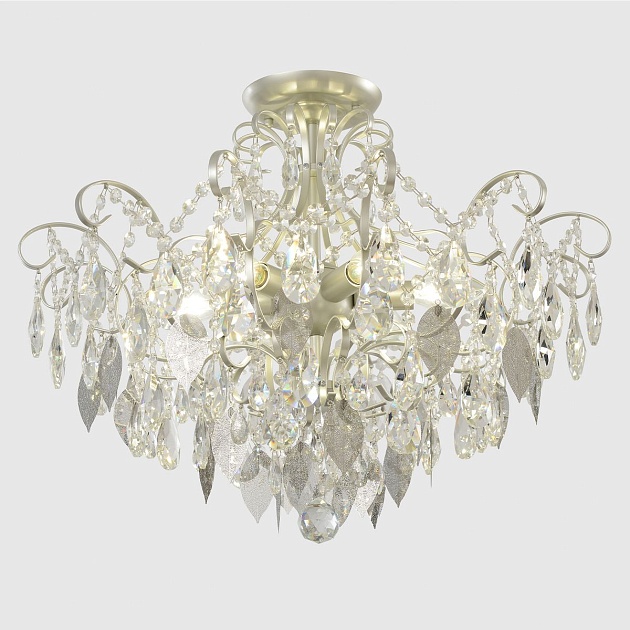 Потолочная люстра Crystal Lux Esmiralda PL6 Silver изображение 5 Потолочная люстра Crystal Lux Esmiralda PL6 Silver Фото № 5