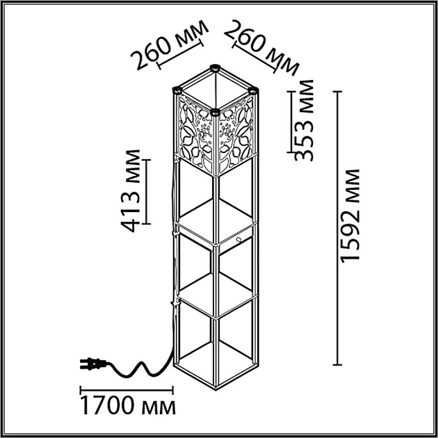 Торшер Lumion Comfi Practic 8092/1F изображение 2 Торшер Lumion Comfi Practic 8092/1F Фото № 2