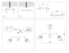 Потолочная люстра Ambrella light Traditional Modern Losk TR4738 2