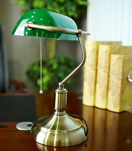 Настольная лампа Lumina Deco Banker LDT 305 GR изображение 4 Настольная лампа Lumina Deco Banker LDT 305 GR Фото № 4